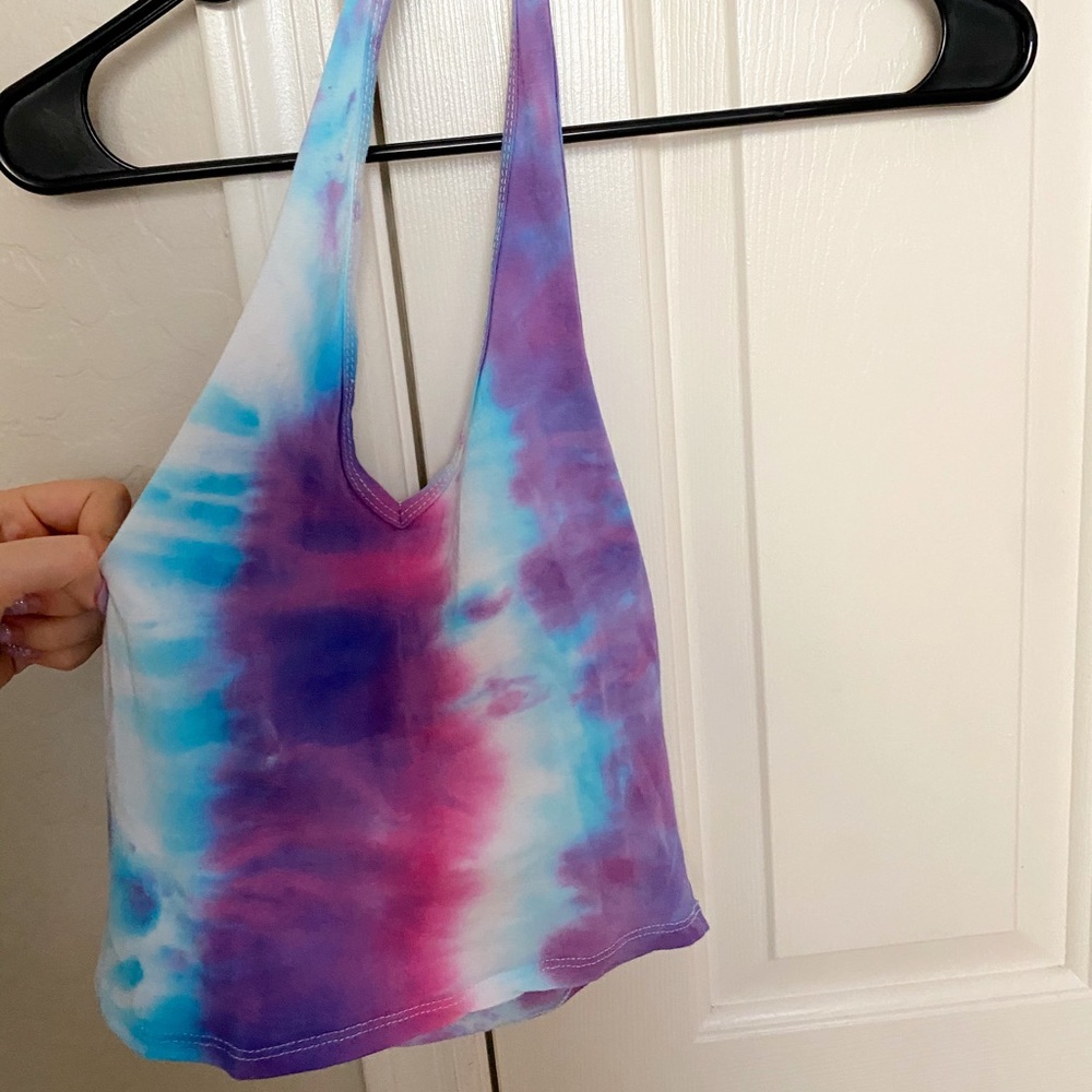 Tillys Tie Dye Halter Crop Top